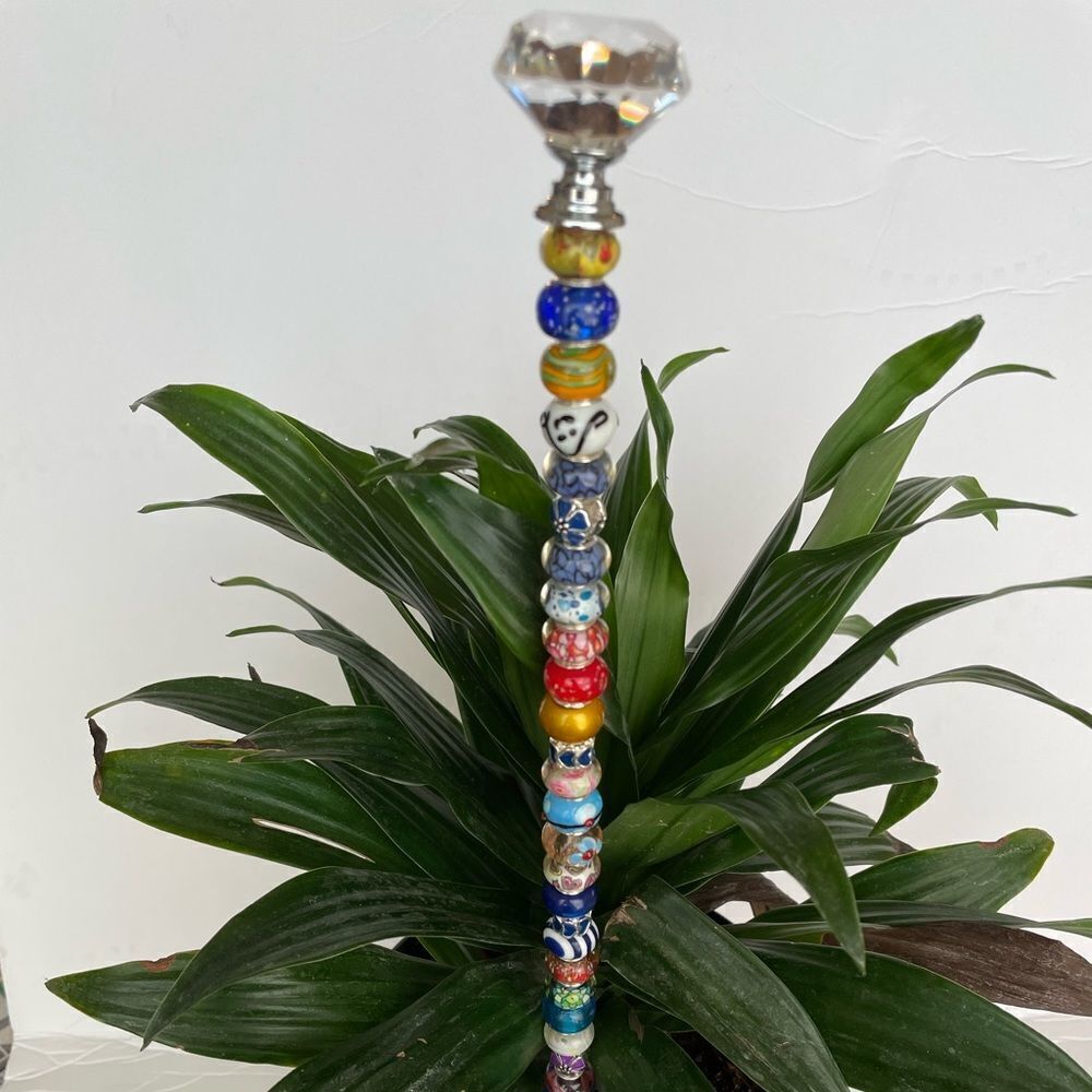 GLITZY PLANT JEWELRY, 10”, MULTI#2